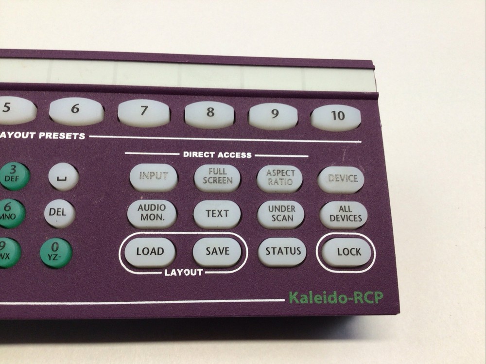 Miranda Kaleido-RCP Remote Control Panel Controller for Kaleido K2