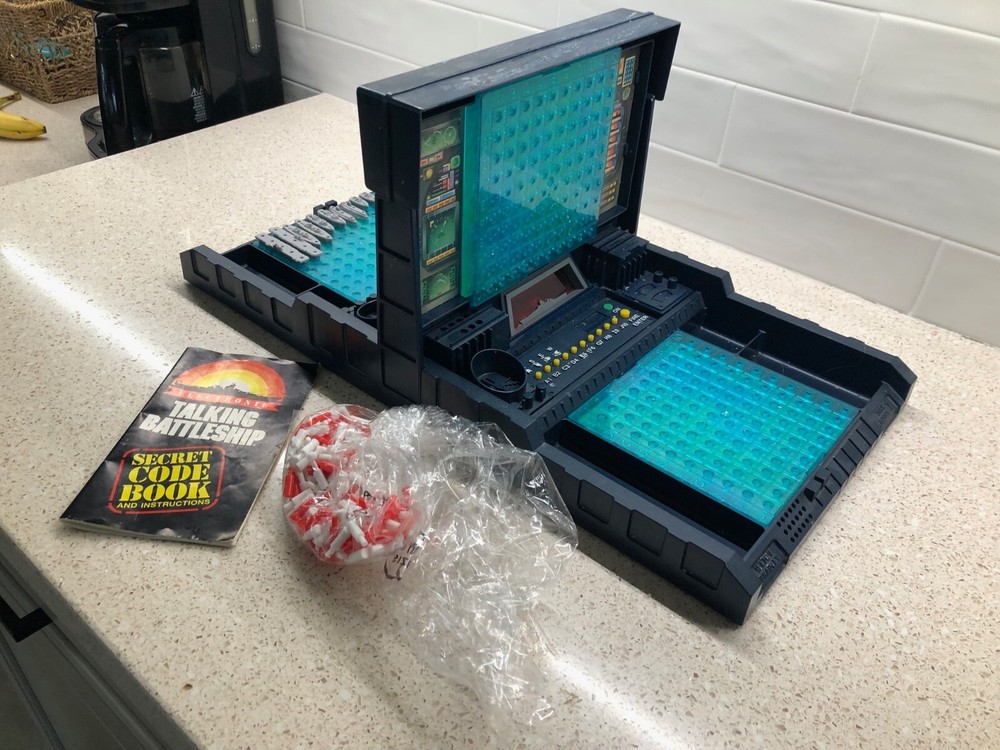 Electronic Talking Battleship with Code Book Manual - Not Working For Parts