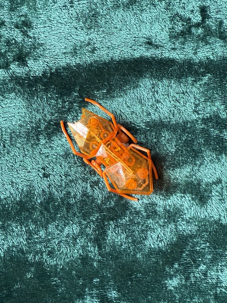 HEXBUG Micro Ant ORANGE Motorized Bug Toy Electronic Hex Robot * No Battery *