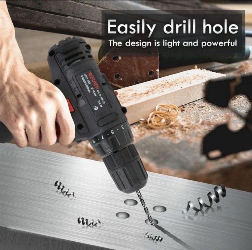 12V Max Cordless Drill/Driver Kit with 48-Piece Accessory Set