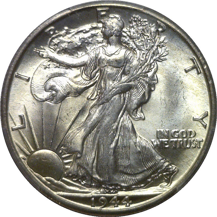 1944-D Walking Liberty Half Dollar PCGS MS-65
