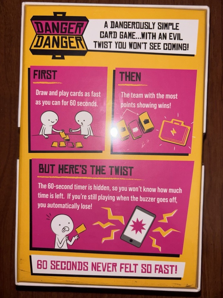 Danger Danger Card Game by Exploding Kittens NEW & SEALED