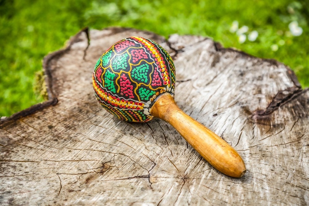 Handmade Painted Maracas