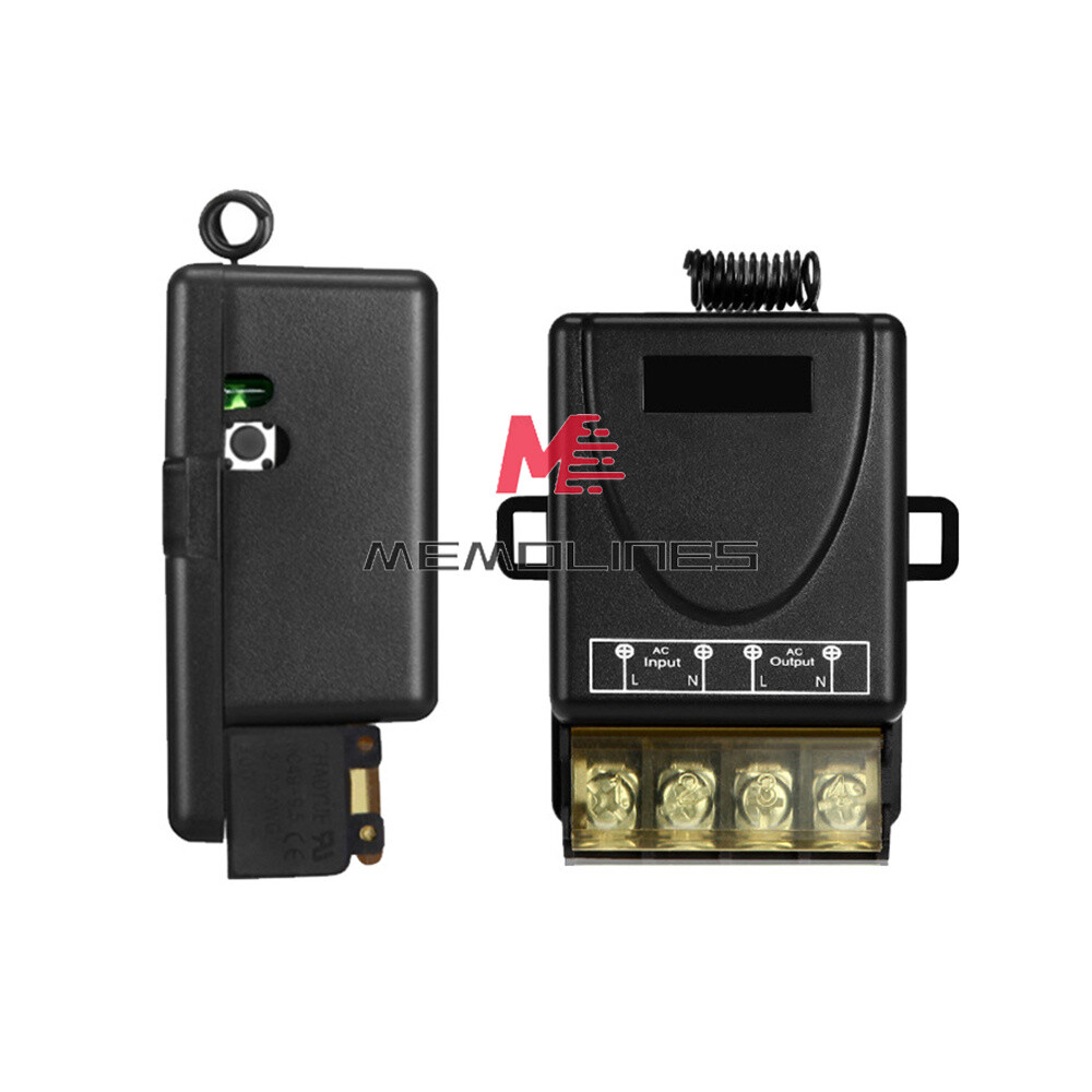 AC220V 30A 1CH Wireless Remote Control Switch Water Pump Motor Controller 433MHZ