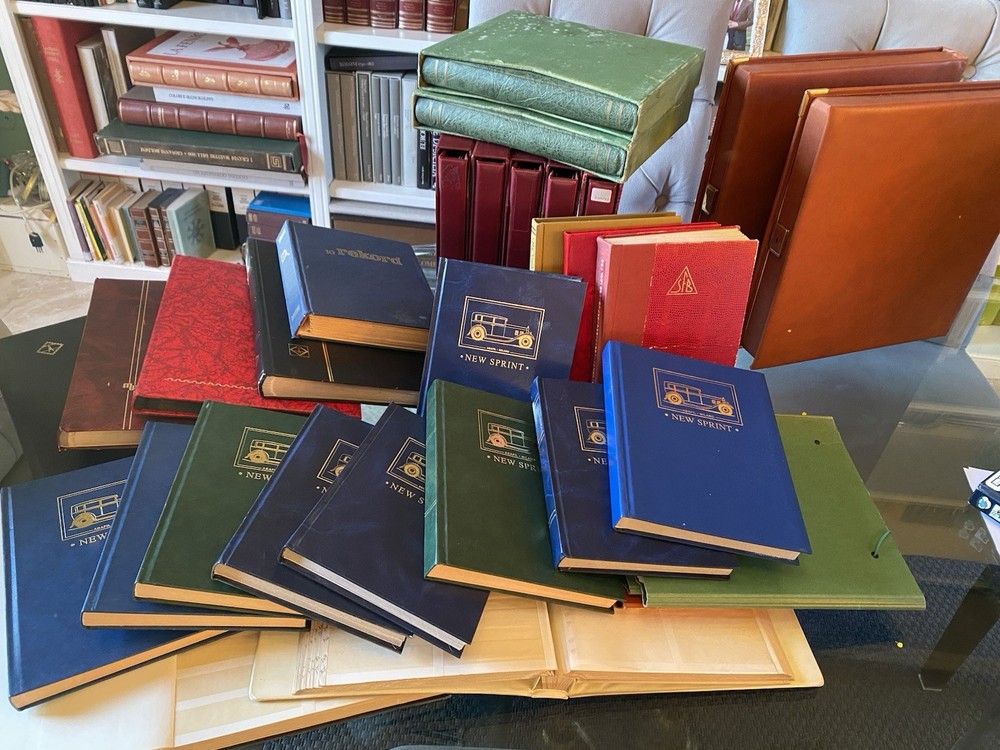 Binders, Albums, Folders & Philatelic Material Second Hand Mixed Quality