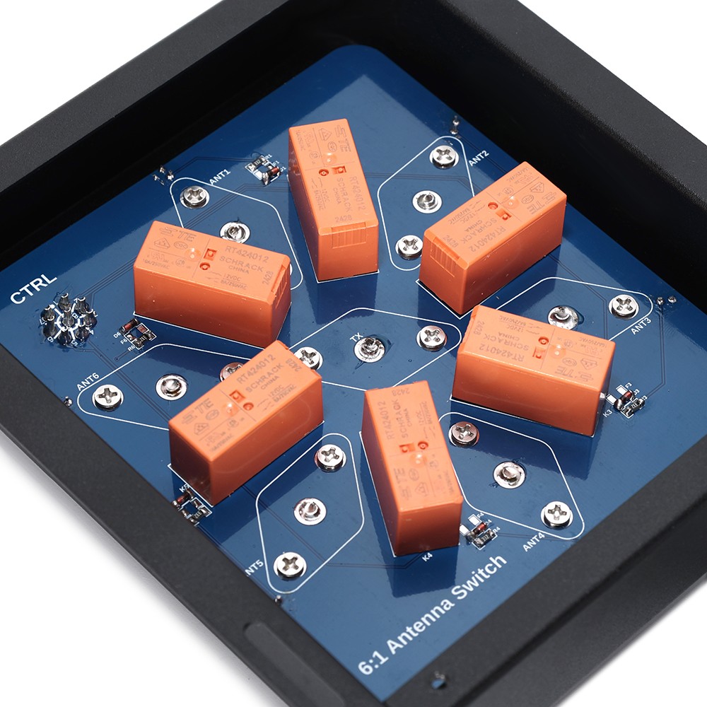 AT-16-2 6-Way Coax Remote Antenna Switch KIT 1.8MHz-30MHz 800W PEP