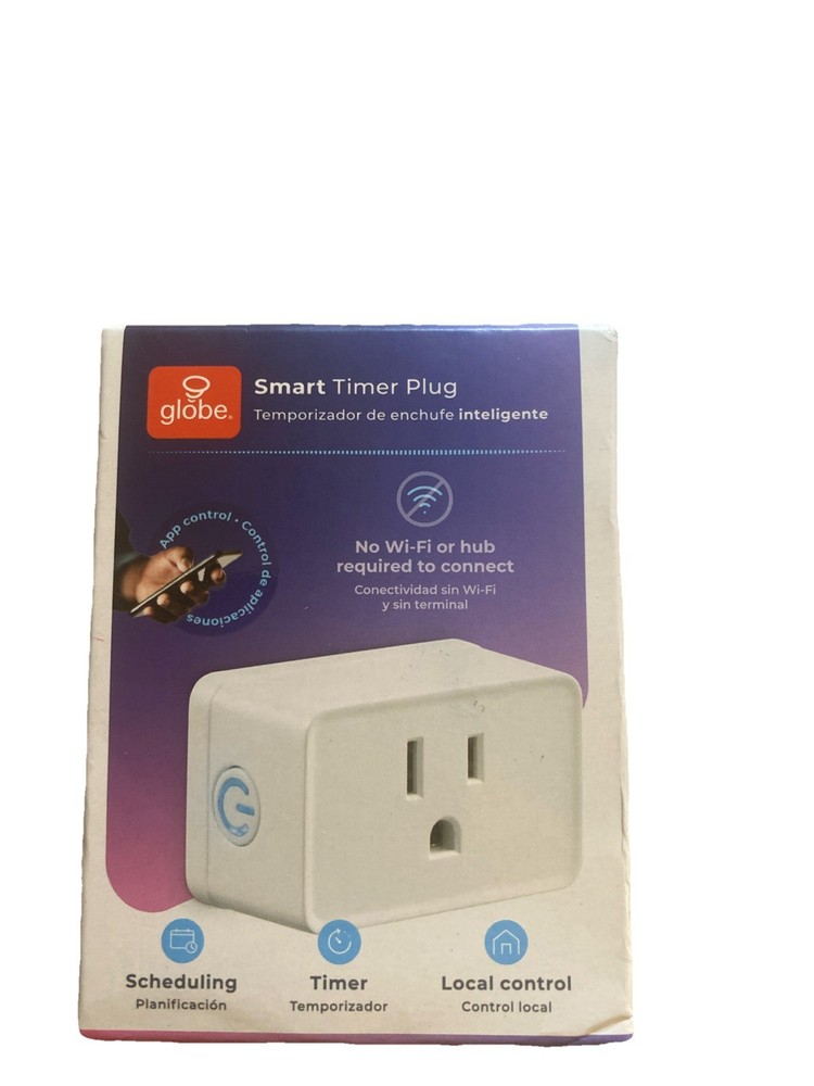 Globe Smart Timer Plug No Wi-Fi Or Hub Required