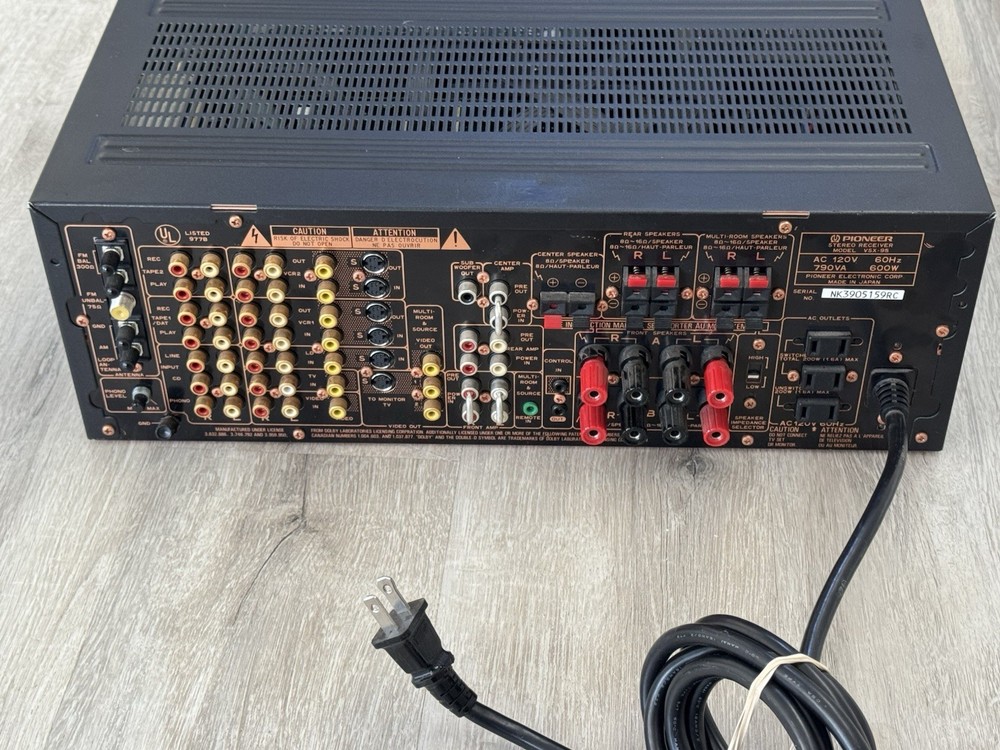 Pioneer Elite VSX-95 Receiver