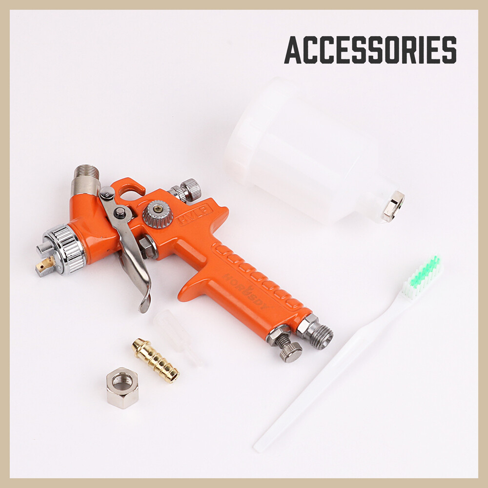 Mini Air Spray Gun HVLP 0.8MM Auto Car Detail Touch Up Paint Sprayer Spot Repair
