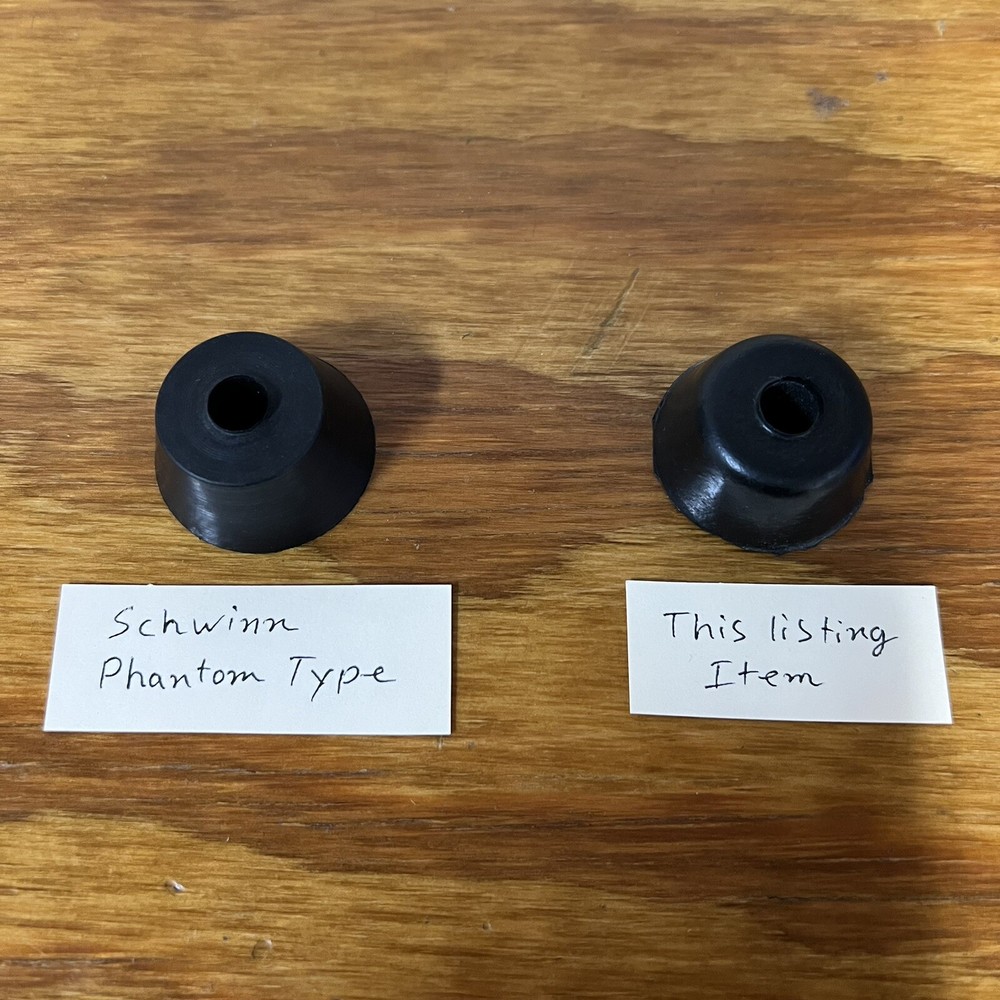 VINTAGE BICYCLE SPRINGER FORK RUBBER BUMPER 5/16" I.D. NOS