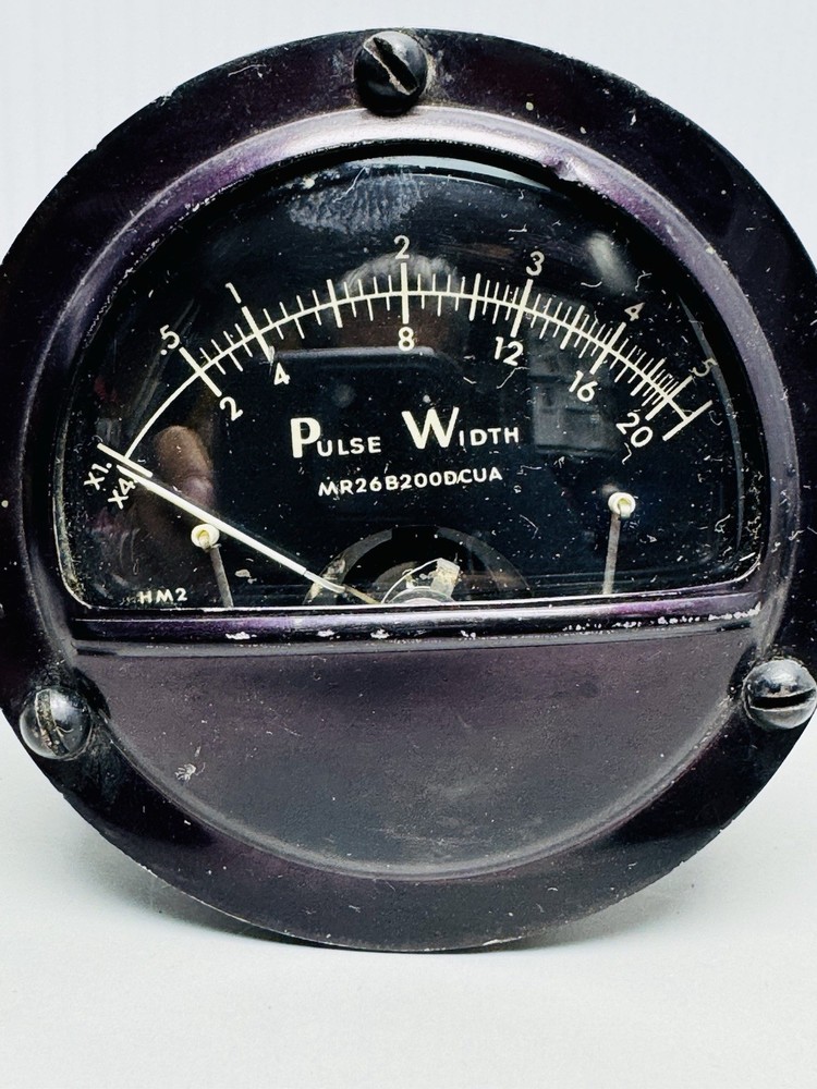 Vintage Pulse Width Analog Panel Meter Indicator 0-5 Hm2 MR26B200DCUA