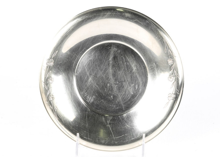 Silver Plated  "Springtime" #9394 Tray