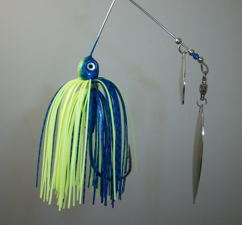 Elite Spinnerbait 1/2oz. Blue Foil & Chartreuse