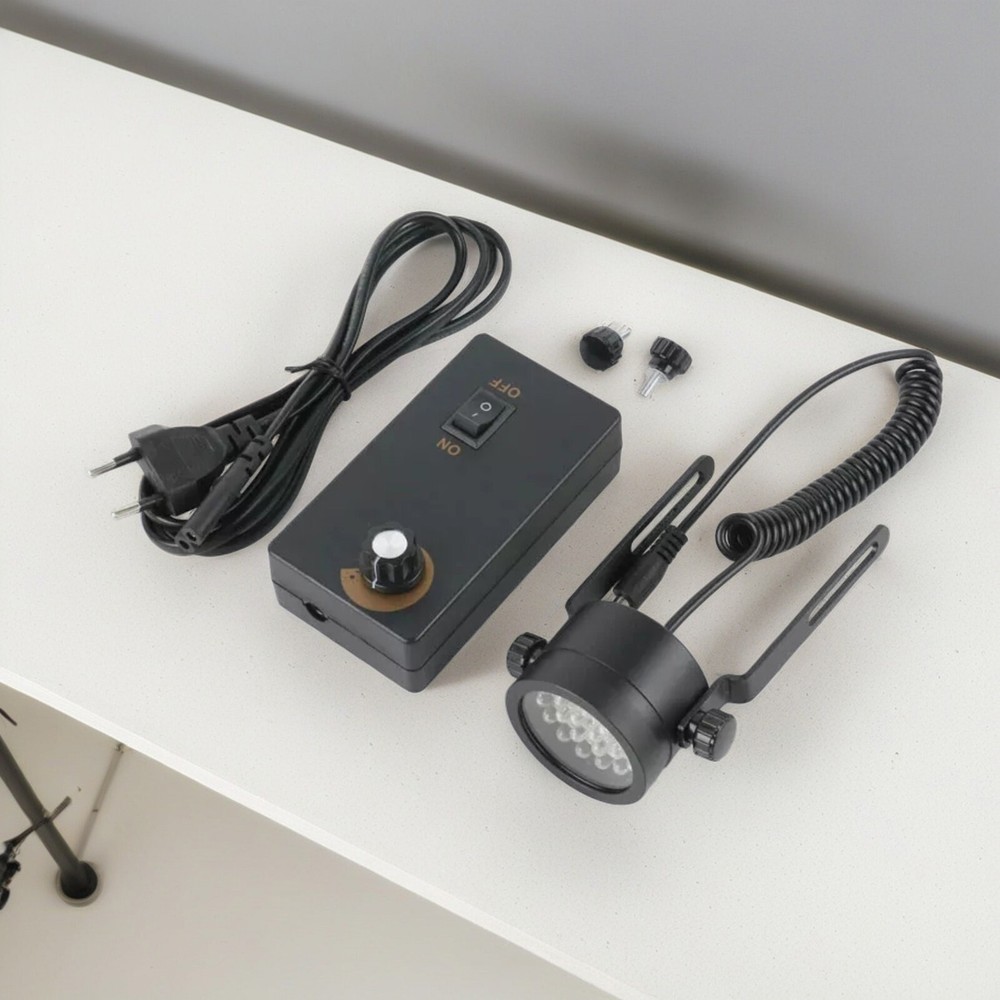 28LED Adjustable Angle Brightness Stereo Microscope Oblique Light Source 90-24o8