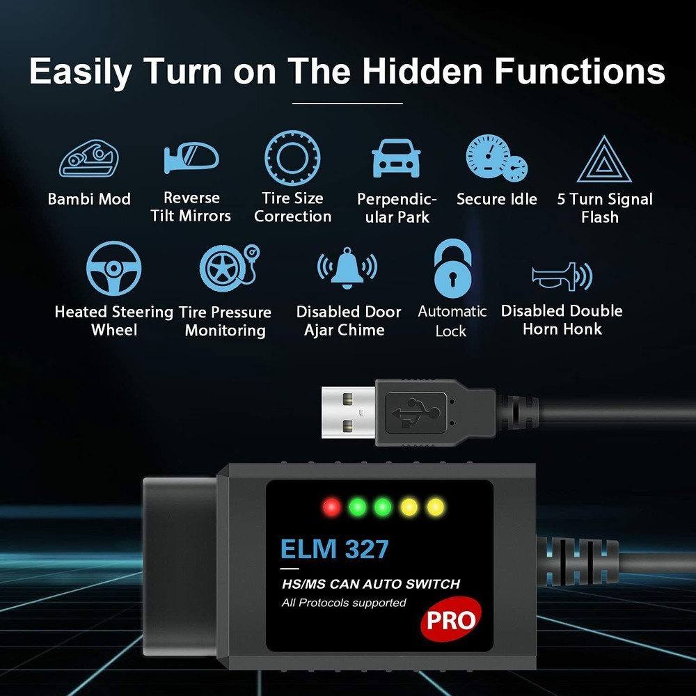 FOR*Scan Pro Scan Tool ELM327 Code Reader For Ford Hidden Function Programming