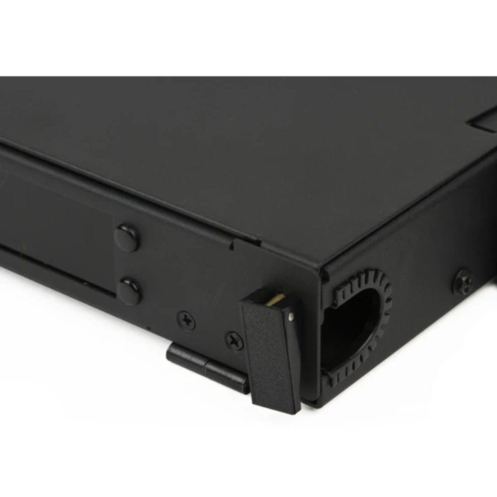 Fiber Rackmount Panel Front Panel Covered 12 LC OM3 MM 10 Gigabit