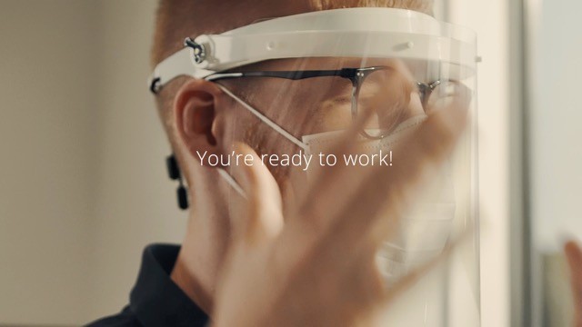 Adjustable Protective Face Shield Mask with 2 Reusable Visors - Flip-Up Design,