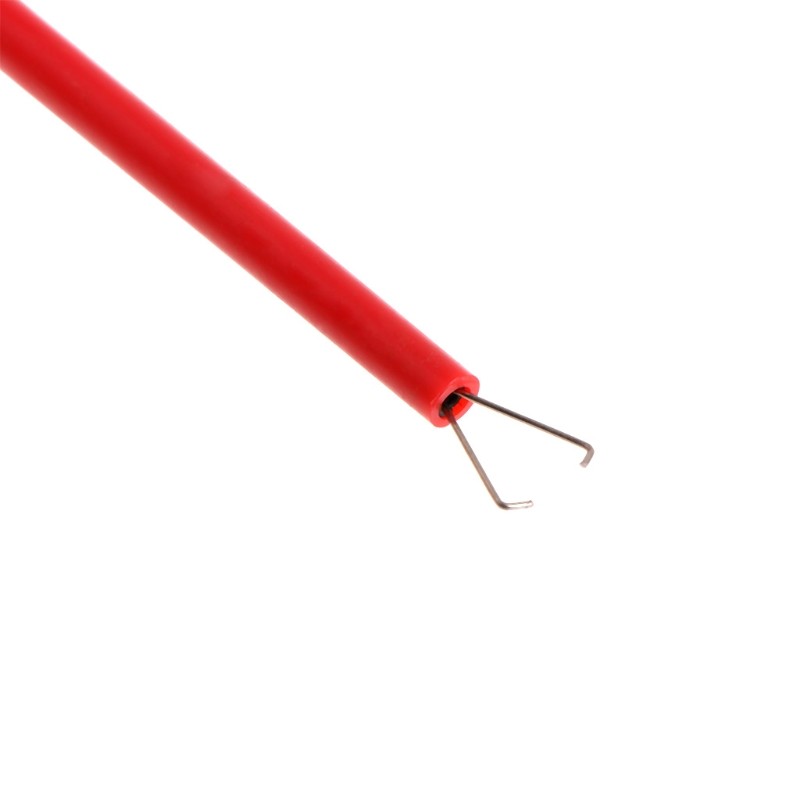 Insulated Test Hook Clip 1000V Testing Probe Instrument High Voltage 4mm Socket