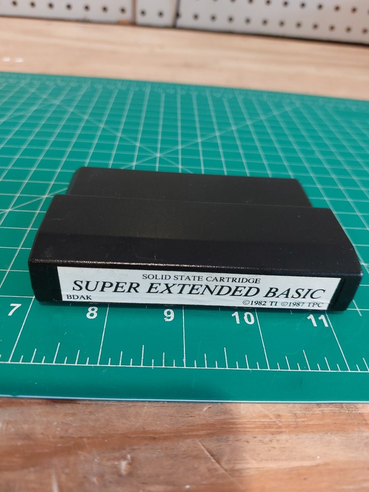 Super Extended Basic Solid State Cartridge + Manual ti-99/4a BDAK TPC