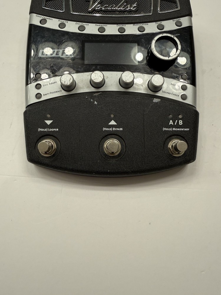 Digitech VLFX Vocalist Live FX Vocal Multi Effects Processor Pedal + PSU