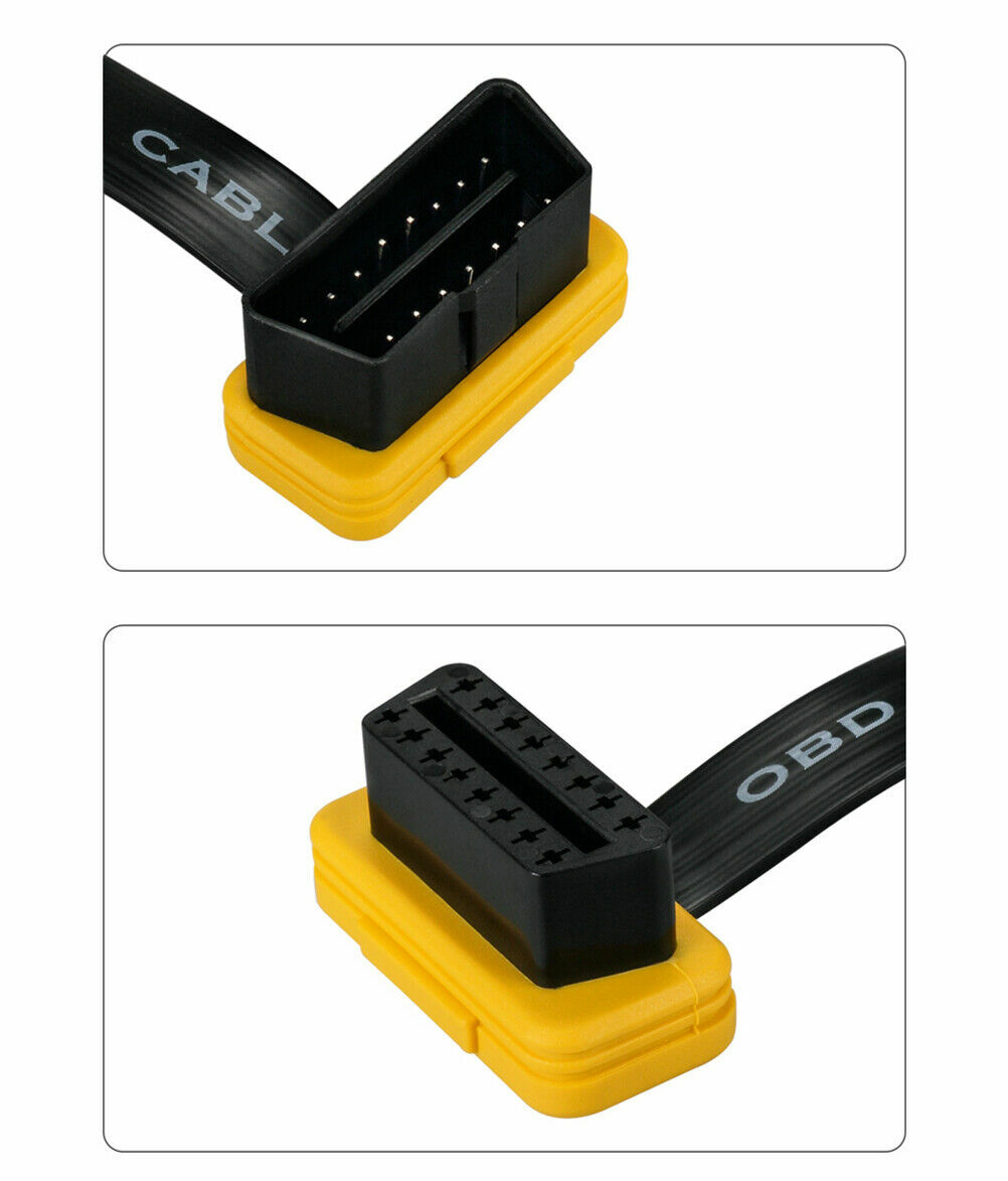 OBD2 II OBD 16 Pin Convertor Adapter Cable Diagnostic Scanner Cable with Switch