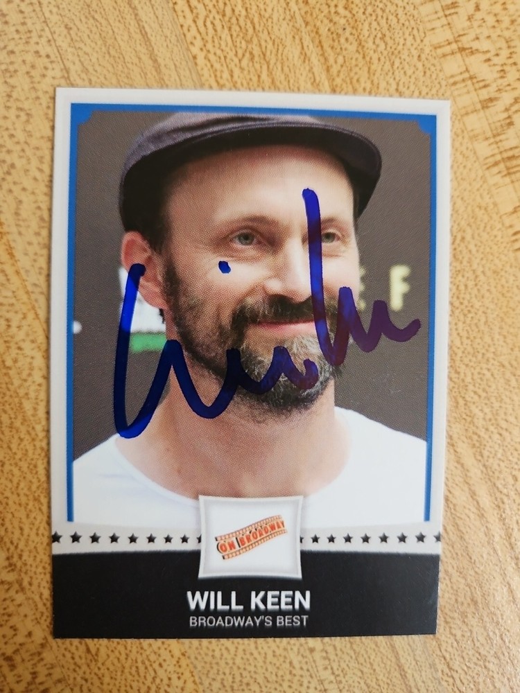 Will Keen Custom Signed Card - Broadway's Best