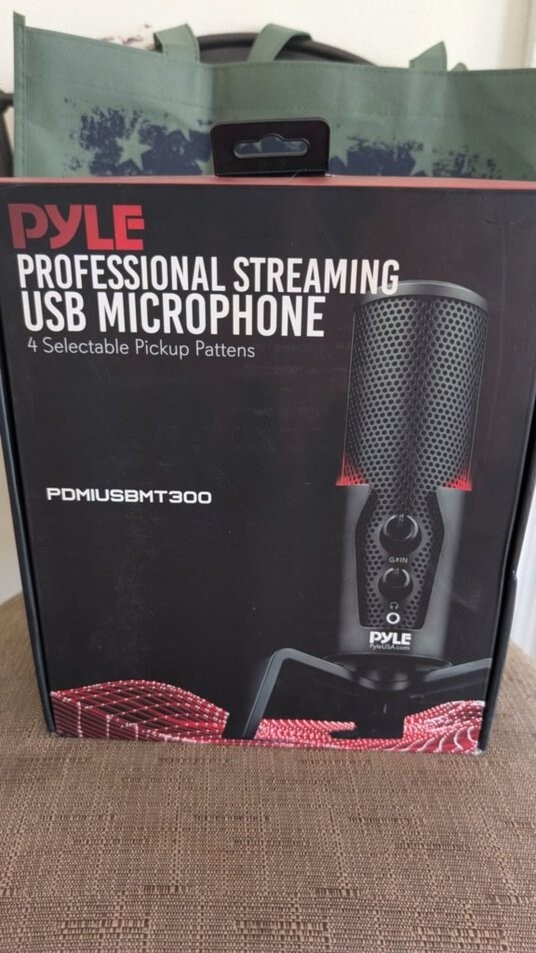Pyle USB Computer Desktop Professional Streaming USB Microphone - 4 Modes