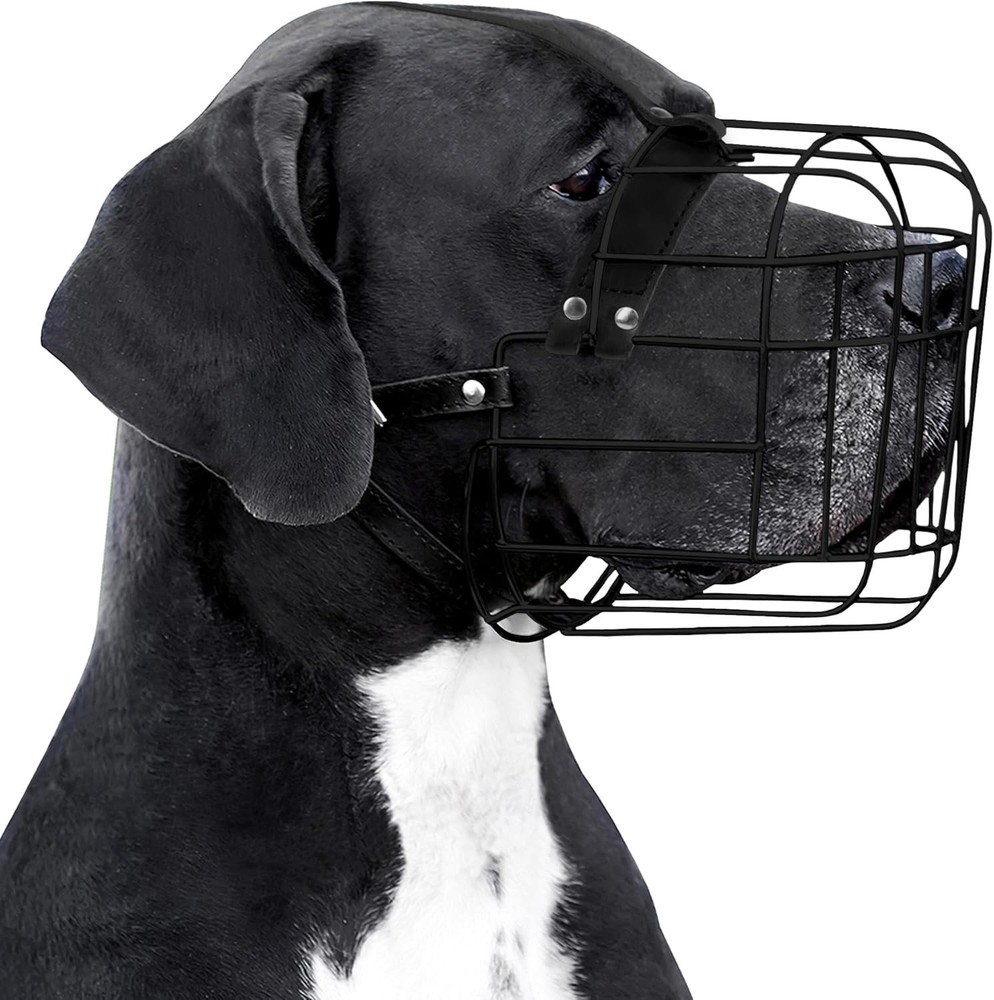 Dog Muzzle with Neoprene Padding for Large Breeds - Great Dane Size