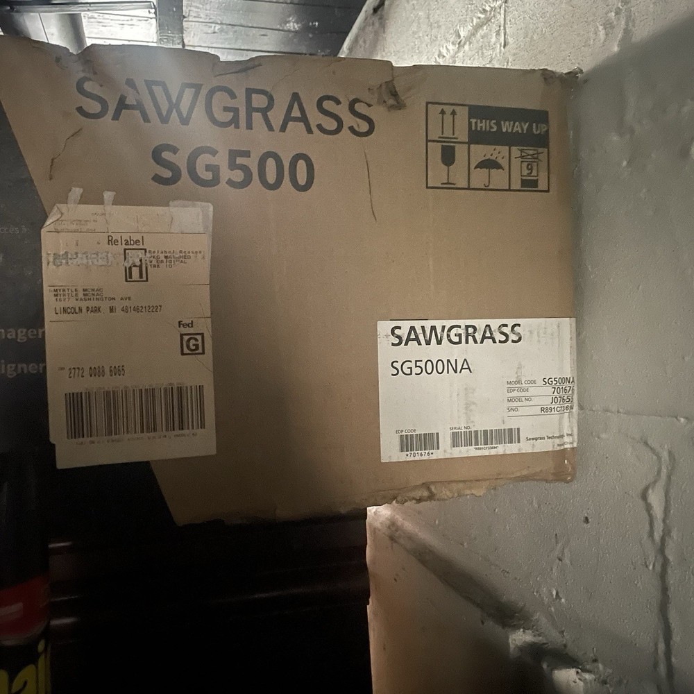 Sawgrass SG500 Sublimation Printer Pre-Owned, Working INKS NEED REPLACING!