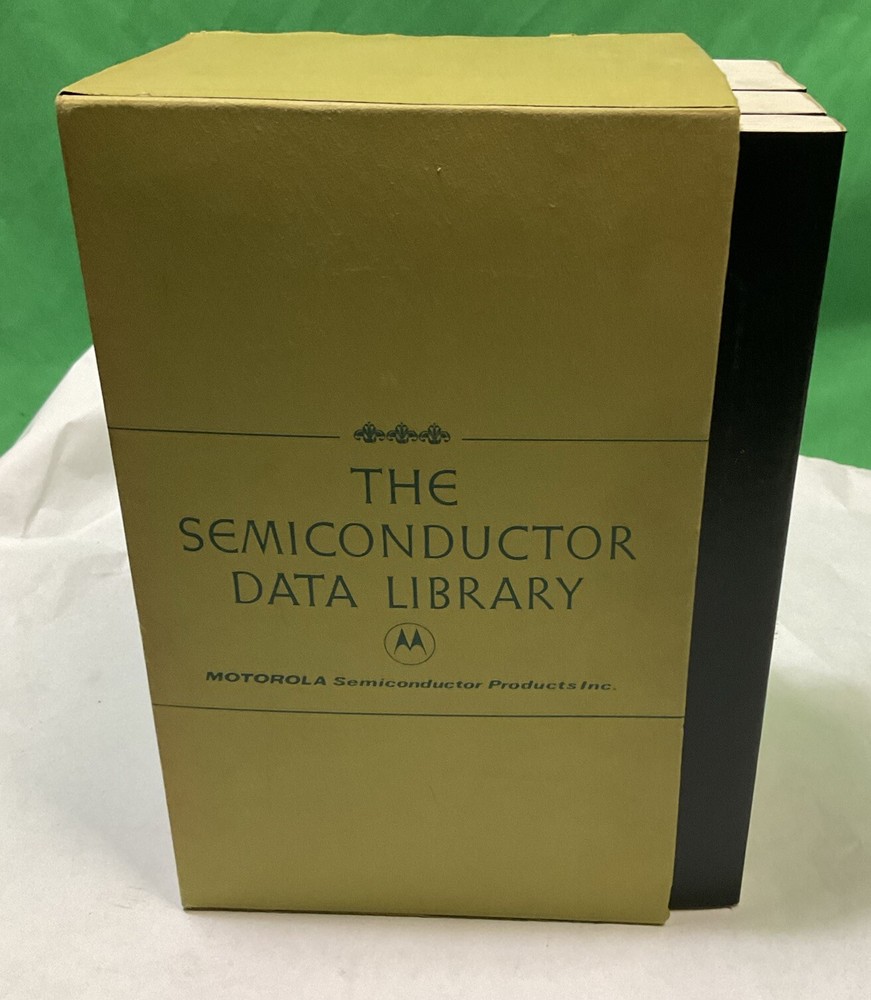 VTG 1972 First EditionThe Semiconductor Data Library Volume 1 ,2 & Third Edition