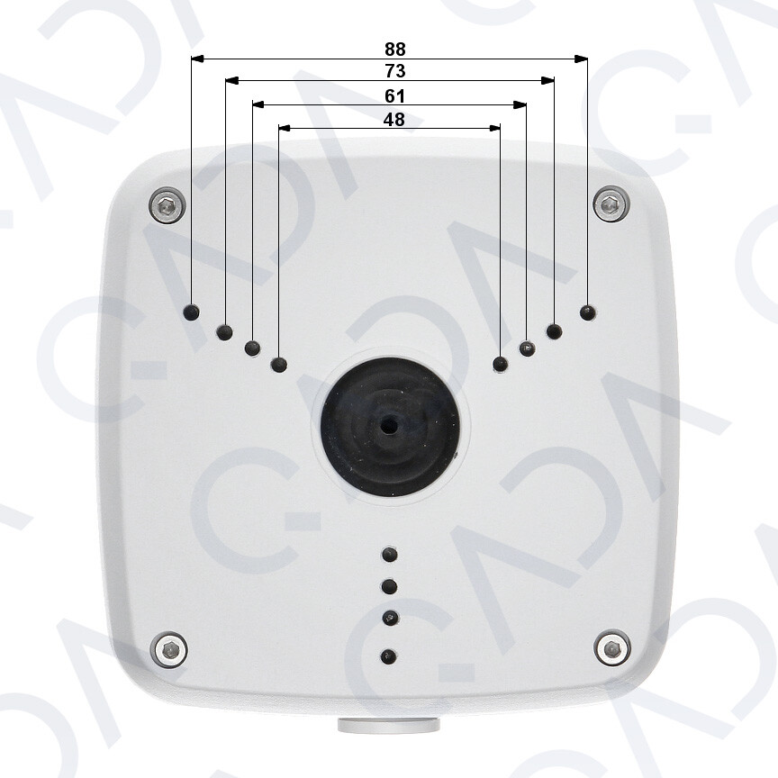 Dahua PFA122 Wall Mounting Junction Box for Select Security CCTV Camera Bracket