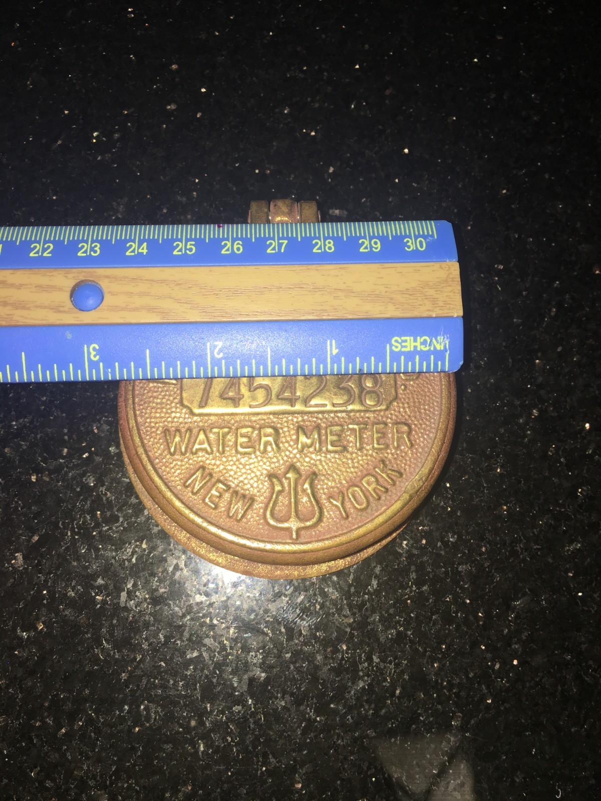 Vintage Neptune Trident Water Meter New York Decorative Steampunk