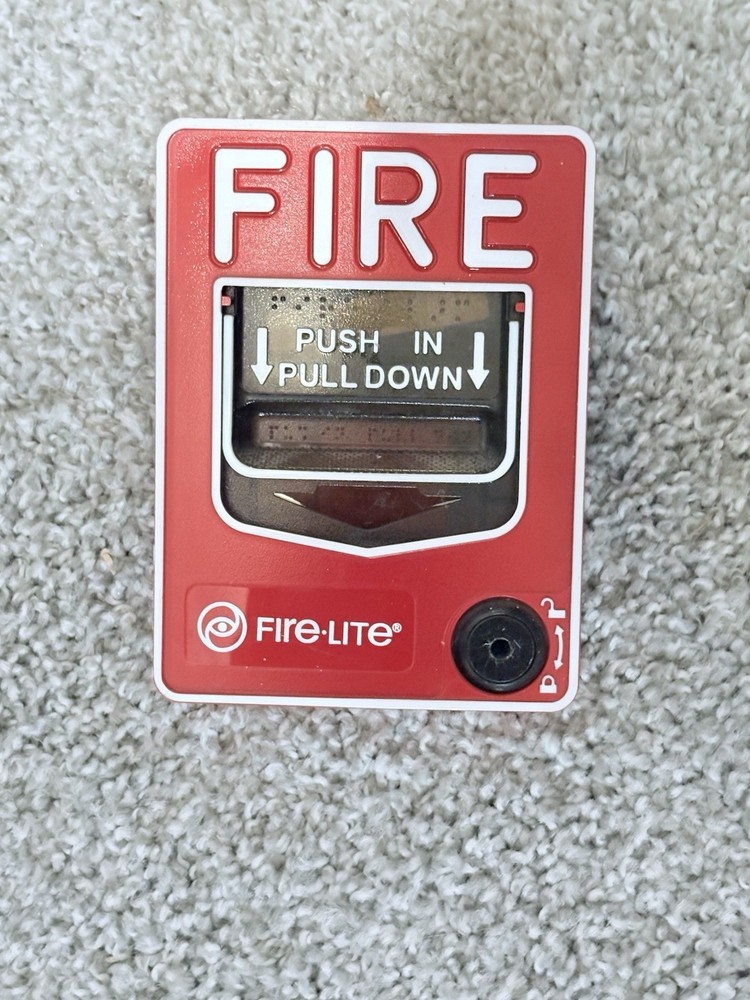 Fire-lite BG-12 fire alarm pull station red fire alarms