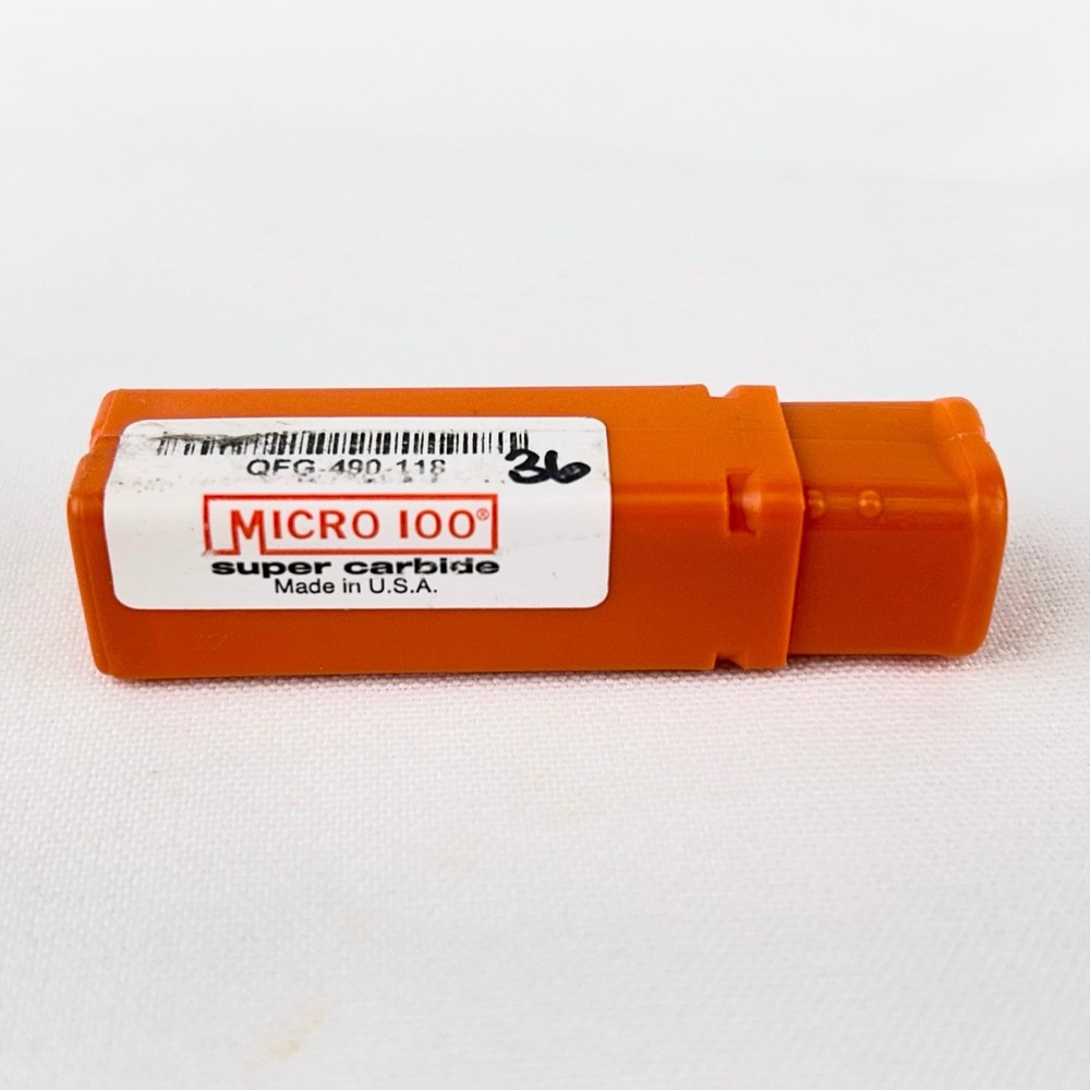 Micro 100 Super Carbide Quick Change Grooving Tool 1/2" Diameter 0.118" Width
