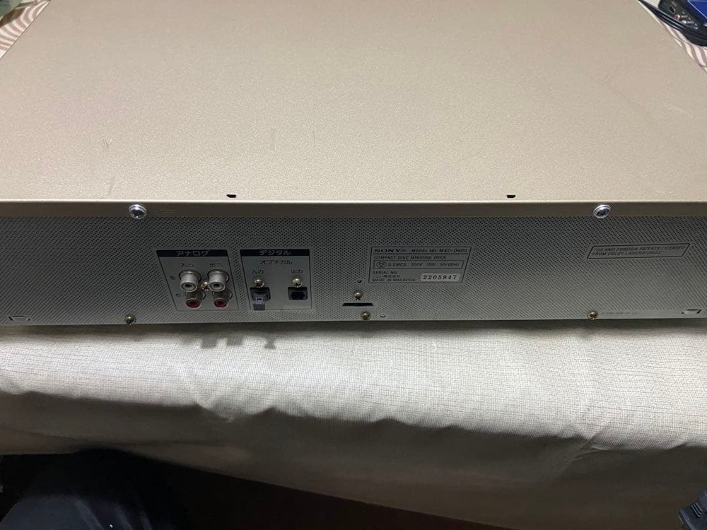 SONY MXD-D400 CD MD Recorder Deck Japan Tested Working Read