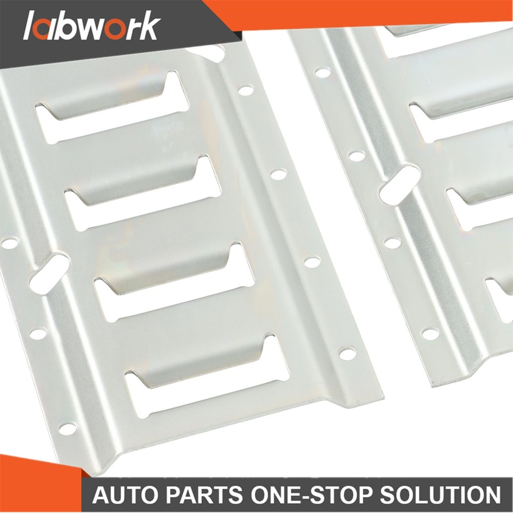 Labwork E Track Tie Down Rail Kit 8× 2' E-Track Bar Rails For Garages Trailers