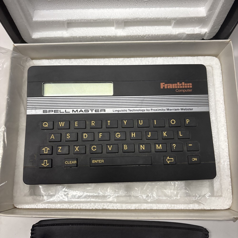 FRANKLIN COMPUTER SPELL MASTER MODEL SA-103 ELECTRONIC SPELLER (TESTED & WORKS)
