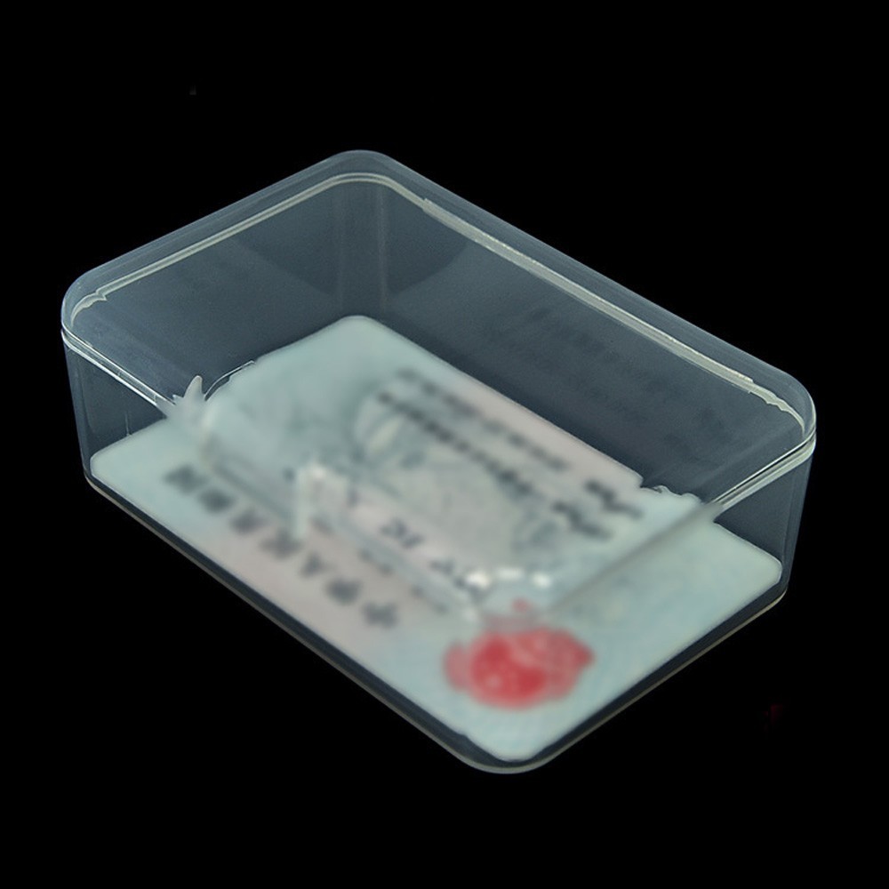 1pcs Plastic Clear Transparent Storage Collections Container Box Case Holder