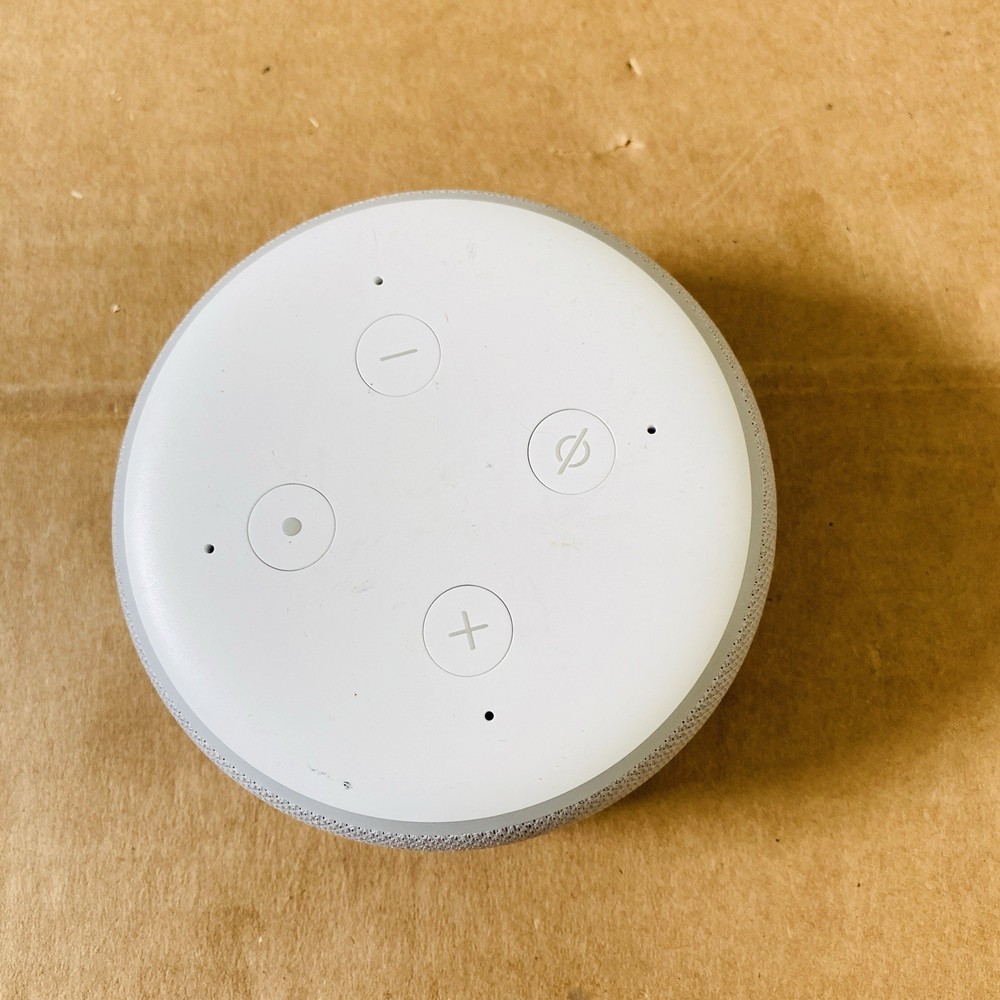 Amazon Echo Dot 3rd Generation Model D9N29T White Gray, Tested Works Great