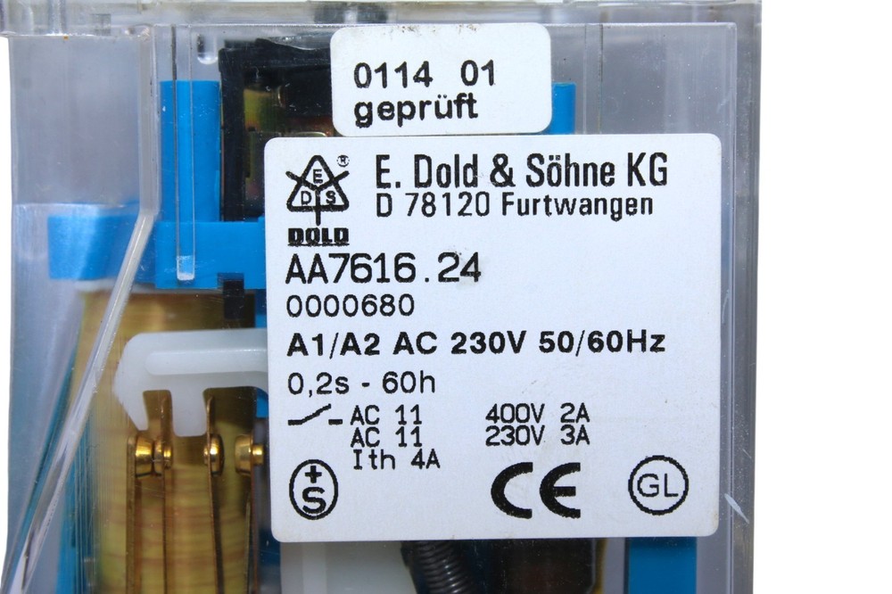 DOLD AA7616.24 TIMER RELAY 0.2-60 h