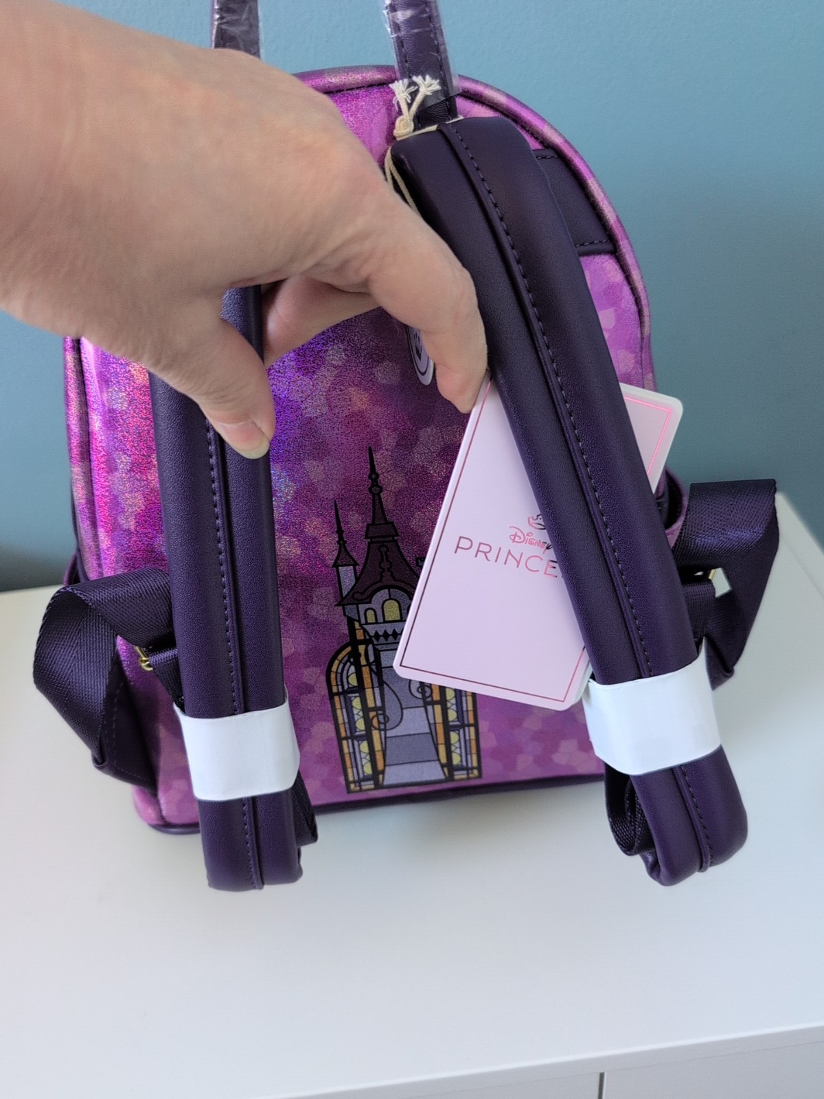 Loungefly Disney Princess Stained Glass Collection: Rapunzel Mini-Backpack NWT