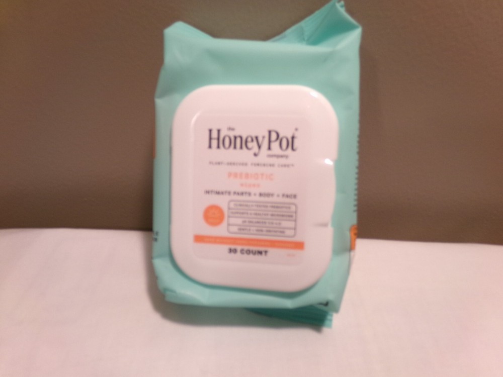 The Honey Pot Prebiotic Wipes  30 count
