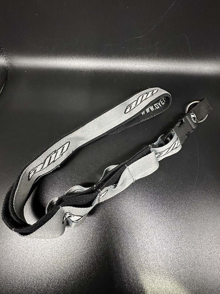 Dye Precision PAINTBALL LANYARD Grey & Black KEY CHAIN SQUEEGEE