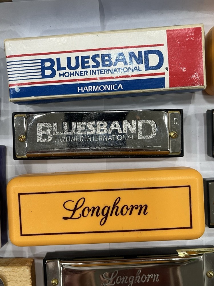 9 Miscellaneous Harmonica Lot-see Photos