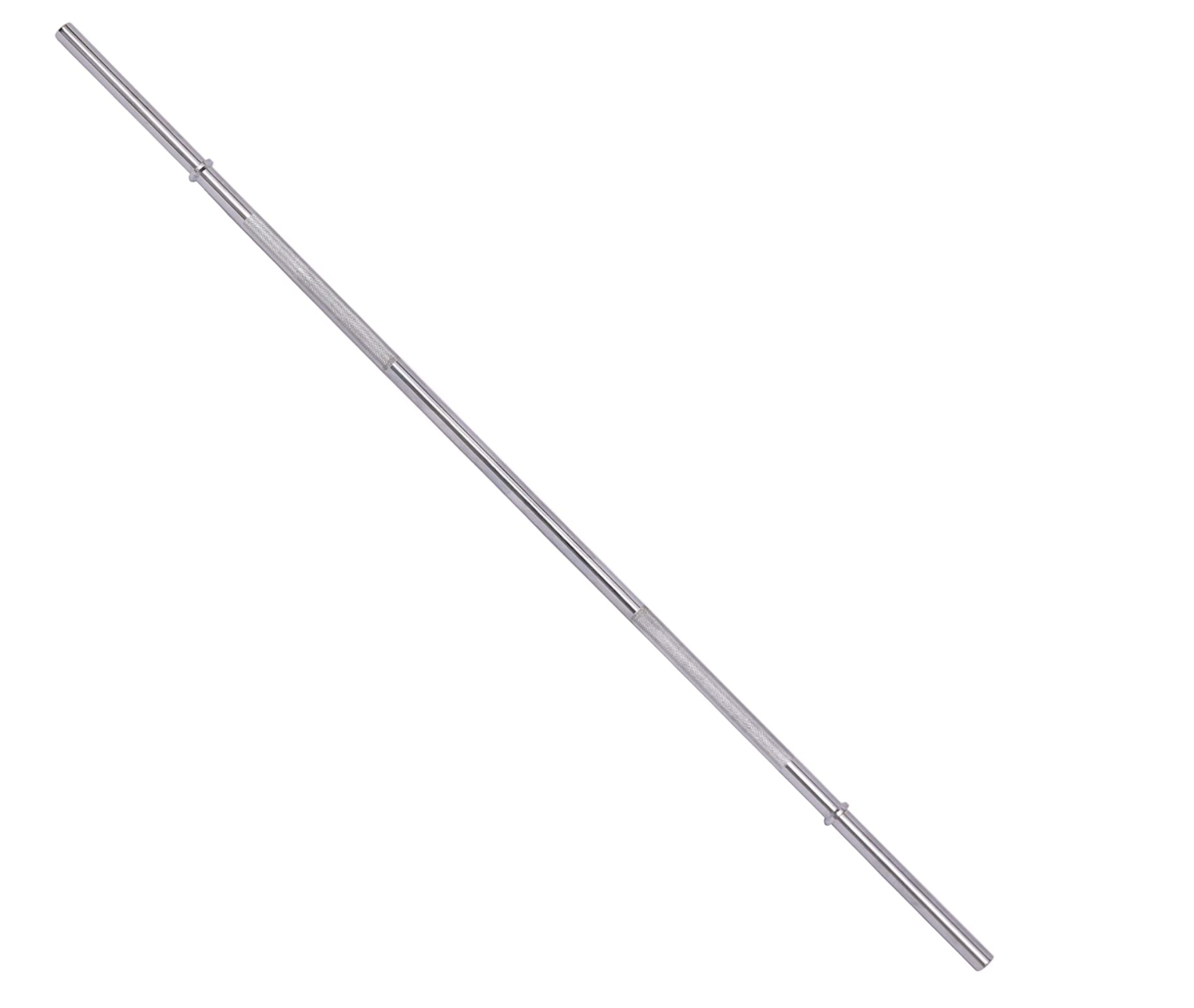 Fitness Weight Bar 5FT Barbell 1 Inch Solid Chrome Workout Exercise Lifting