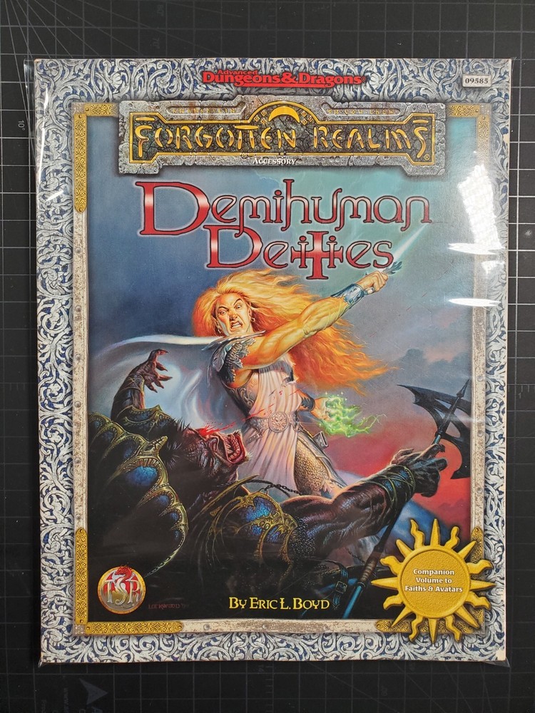 Advanced Dungeons & Dragons AD&D Demihuman Deities Guide 1998