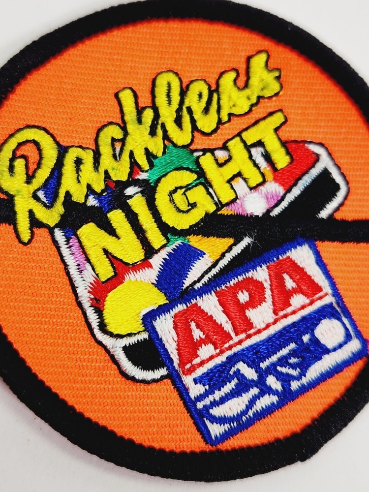APA Billards Pool Leagues Rackless Night Patch