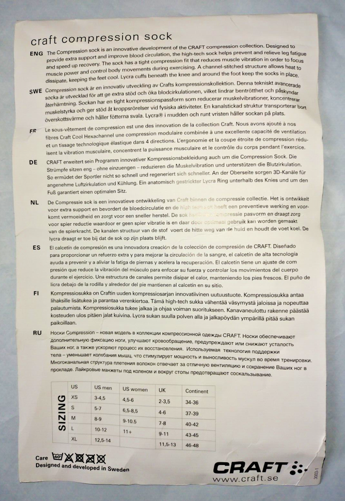 Craftsports Cycling Compression Socks