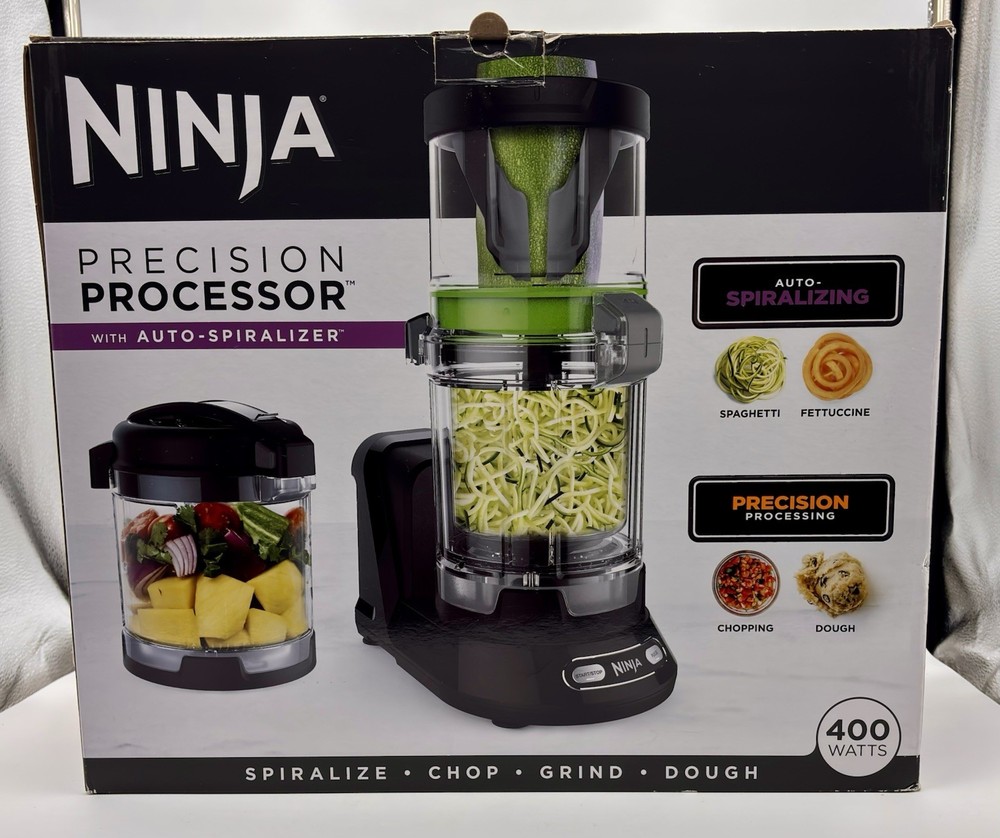 Ninja Precision Processor with Auto-Spiralizer NN310 Black Main Units