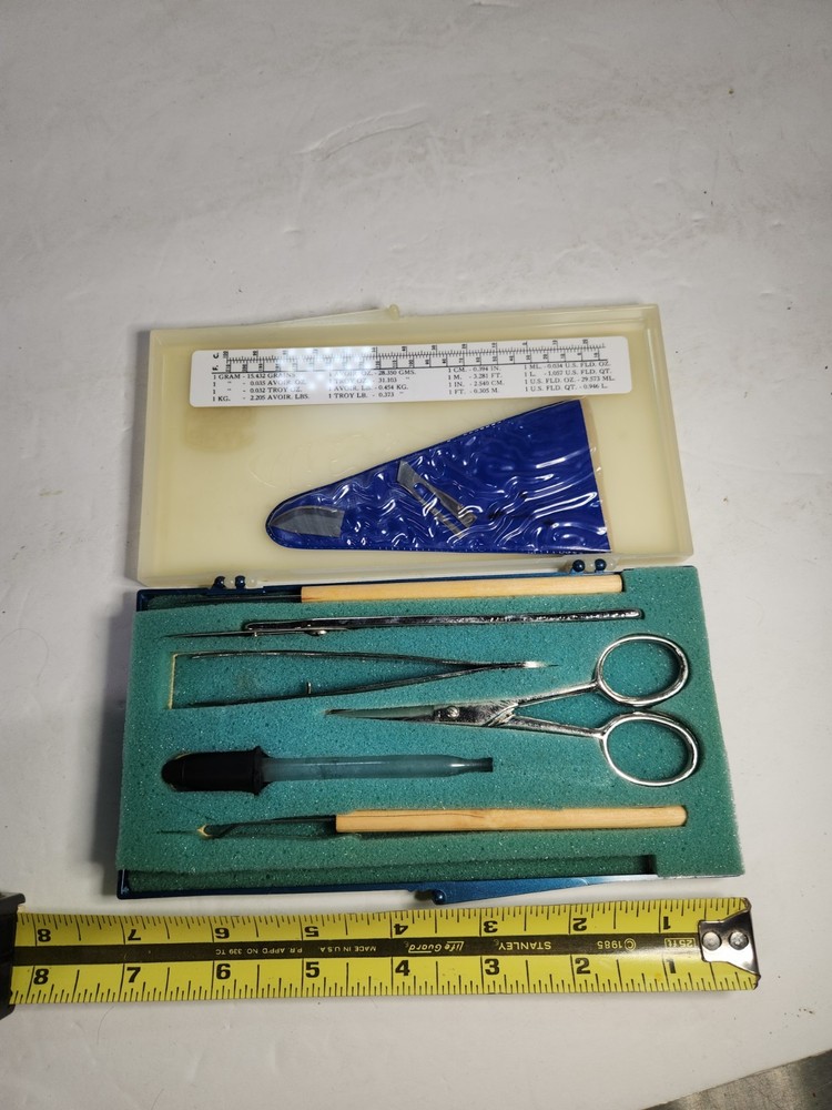 Vintage Graf Apsco Dissection Kit w/Case Crafting Drafting